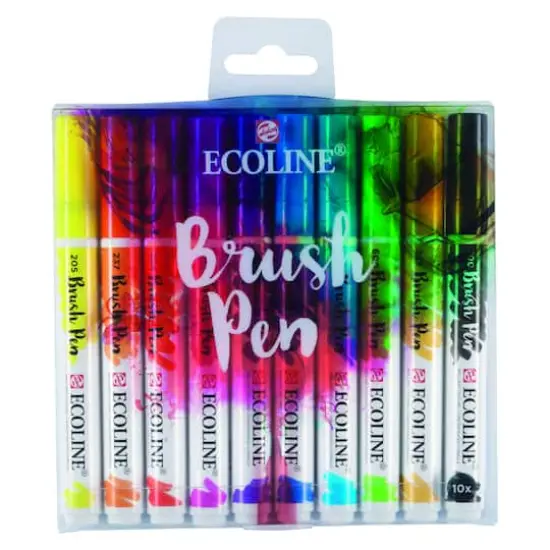 Ecoline&reg; Liquid Watercolor Brush Pen 10 Color Set {1}