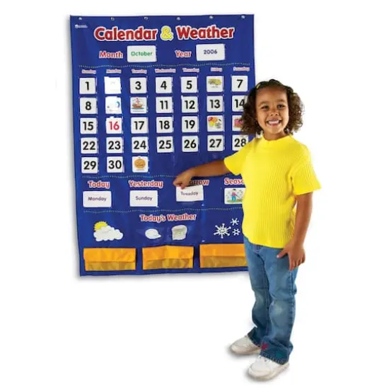 Calendar and Weather Pocket Chart {3}