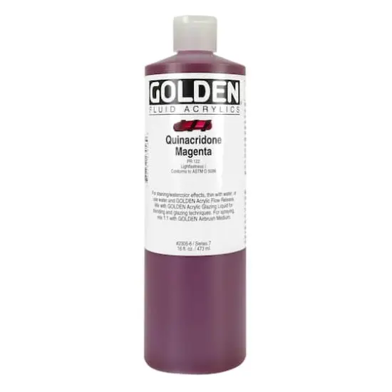 Golden&reg; Fluid Acrylics, 16oz. Quinacridone Magenta {1}
