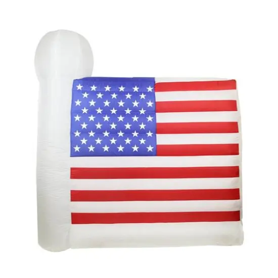 60" 4th of July American Flag Lighted Yard Inflatable {1}