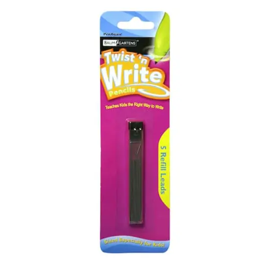 Baumgartens&reg; PenAgain&reg; Twist 'n Write&trade; 2mm Lead Refills, 12 Pack {3}