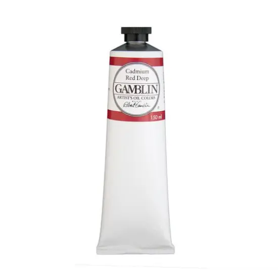 Gamblin 150mL Artist Grade Oil Colors Cadmium Red Deep {1}