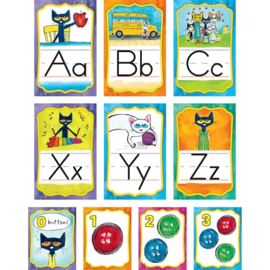 Pete the Cat&reg; Alphabet Bulletin Board Set {1}