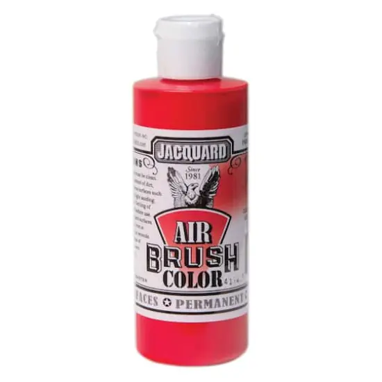 Jacquard Airbrush Color, 4oz. Transparent Red {1}