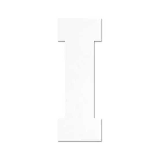 13" White MDF Uppercase Letter by Make Market&reg; I {1}