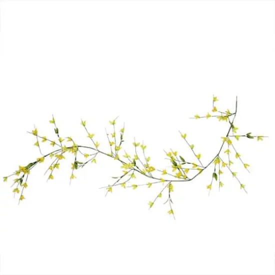 5ft. Green & Yellow Spring Floral Garland {1}