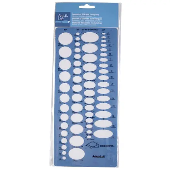 Isometric Ellipses Template by Artist&rsquo;s Loft&trade; {1}