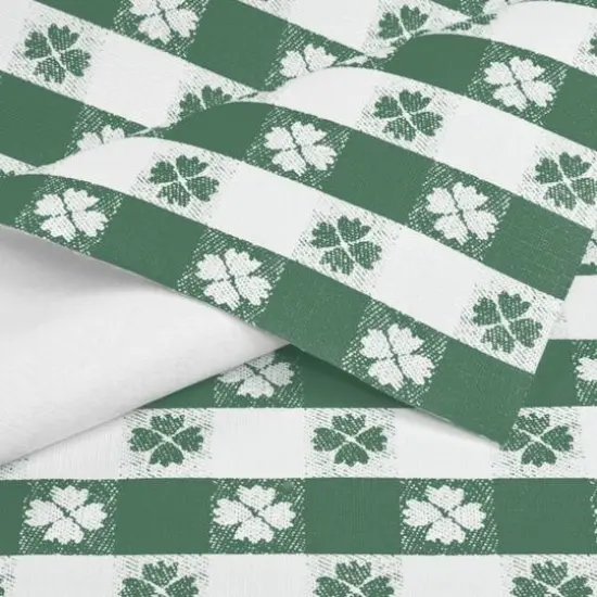 Hunter Green Tavern Check Flannel Backed Vinyl {1}