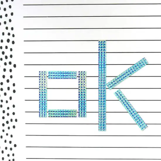 Iridescent Strip Bling Stickers By Recollections&trade; {3}