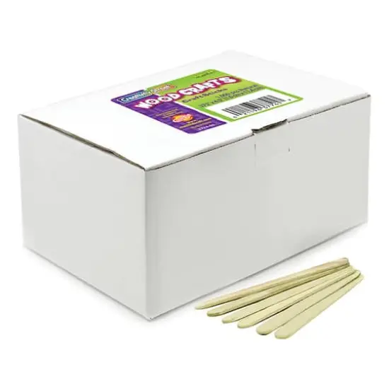 Creativity Street&reg; Natural 1000 Wood Craft Sticks, 3 Packs {1}