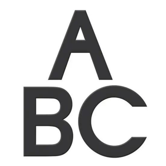 Dowling Magnets Foam Fun Uppercase Black Magnet Letters {3}