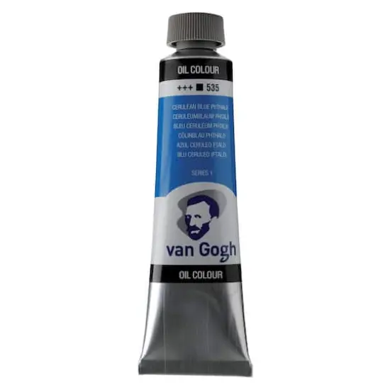 Van Gogh Oil Colour, 40mL 535 Cerulean Blue (Phthalo) {1}