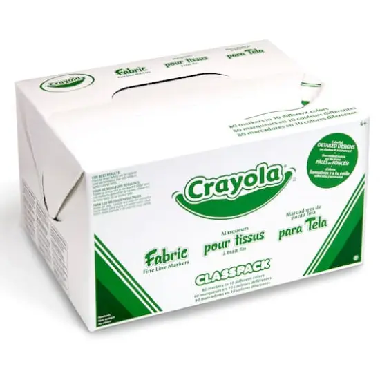 Crayola&reg; Fabric Markers, Pack of 80 {7}