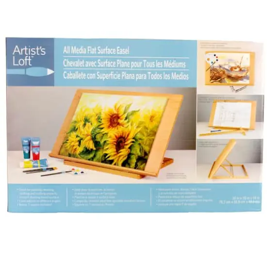 19" All Media Wood Tabletop Easel by Artist's Loft&trade; {5}