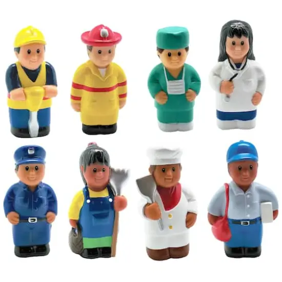 Get Ready Kids Multicultural Community Helper Figures, Set of 8 {1}