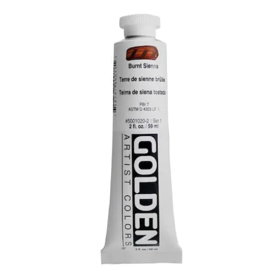 Golden&reg; 2oz. Heavy Body Acrylic Paint Burnt Sienna {1}