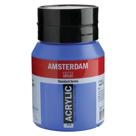 Amsterdam 500mL Standard Series Acrylic Paint 512 Cobalt Blue Ultramarine {1}