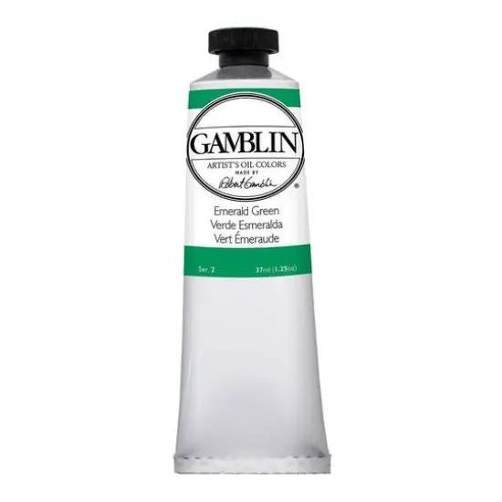 Gamblin Artist Grade Oil Colors, 37mLEmerald Green {1}