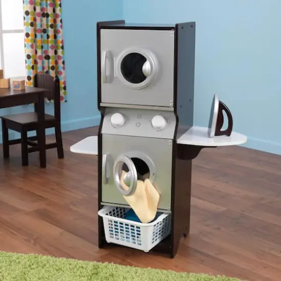 KidKraft Espresso Laundry Play Set {5}