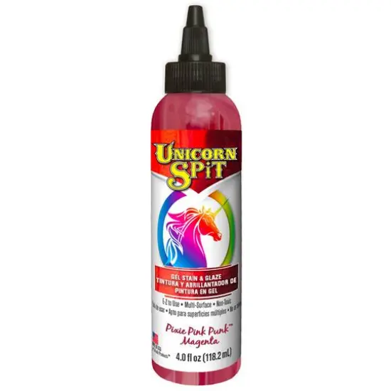 Unicorn SPiT&reg; Gel Stain & Glaze, 4oz. Blue Thunder {2}