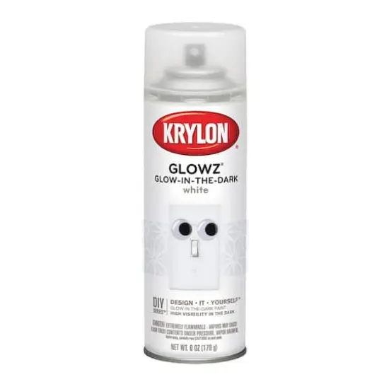 Krylon&reg; Glowz&reg; White Glow-in-the-Dark Paint {1}