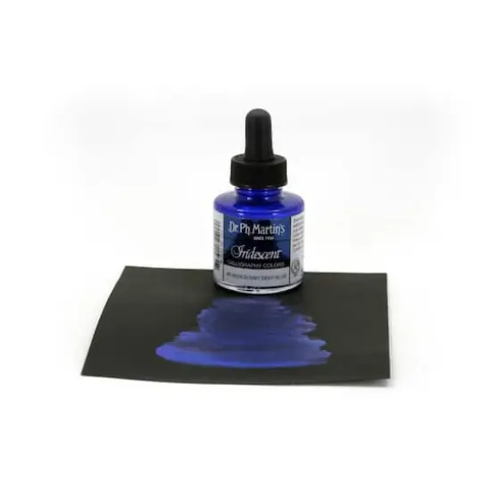 Dr. Ph. Martin's&reg; Iridescent Calligraphy Color Ink 9R Deep Blue {4}