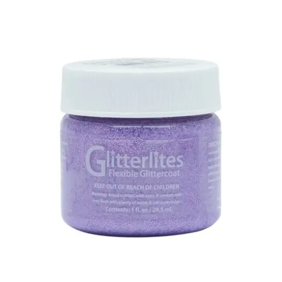 Angelus&reg; Glitterlites Flexible Glittercoat Lavender Lace {1}