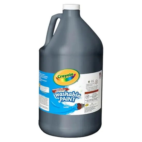 Crayola&reg; Washable Paint, Gallon Jet Black {1}