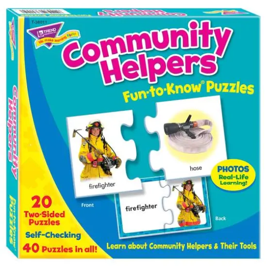Community Helpers Fun-to-Know&reg; Puzzles {1}