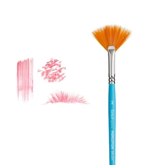 Princeton&trade; Select&trade; Artiste Series 3750 Short Handle Fan Brush {5}