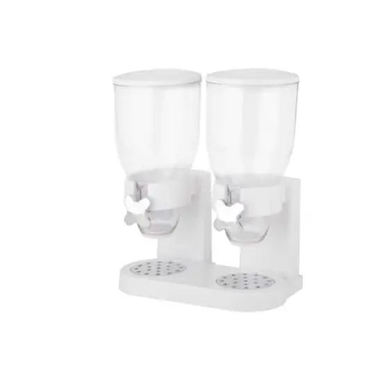 Honey Can Do The Original Indispensable&reg; Double Dispenser White/Chrome {1}