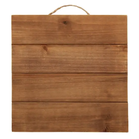10" Square Wood Pallet Plaque by Make Market&reg; {1}