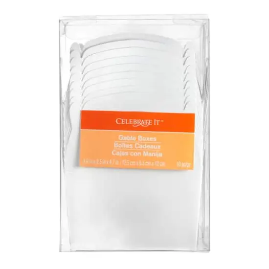 Gable Boxes by Celebrate It&trade; White {4}