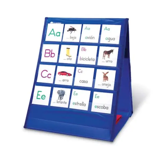 Double-sided Tabletop Pocket Chart {4}