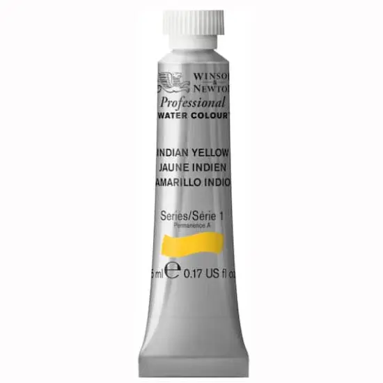 Winsor & Newton&reg; Professional Water Colour&trade; Paint, 5mL Indian Yellow {1}
