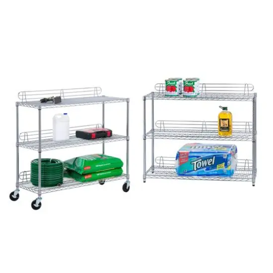 Honey Can Do Chrome 6-Tier Urban Shelving Unit {3}