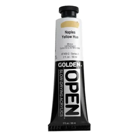Golden&reg; OPEN&trade; Slow-Drying Acrylics, 2oz. Naples Yellow Hue {1}