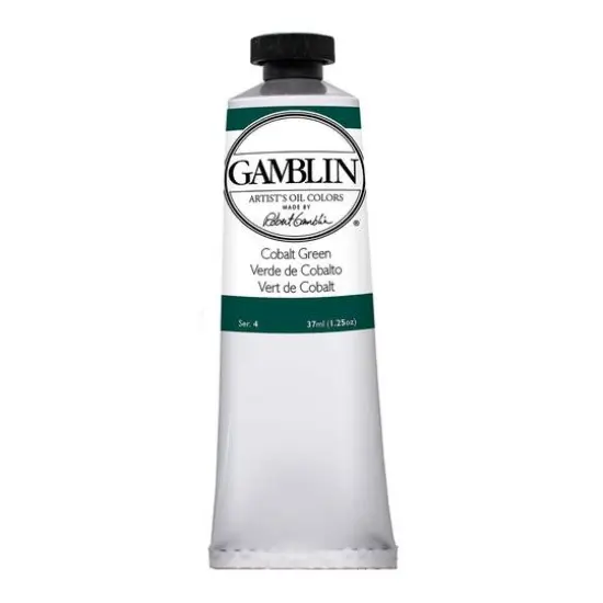 Gamblin Artist Grade Oil Colors, 37mLCobalt Green {1}