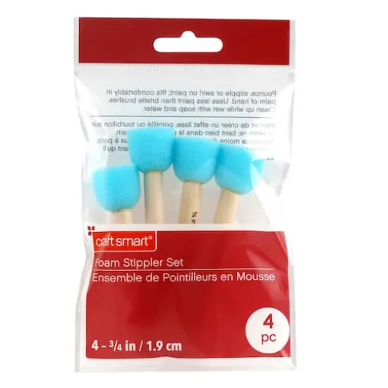 3/4" Foam Stippler Set by Craft Smart&reg; {4}