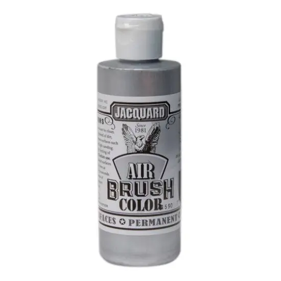 Jacquard Airbrush Color, 4oz. Metallic Silver {1}