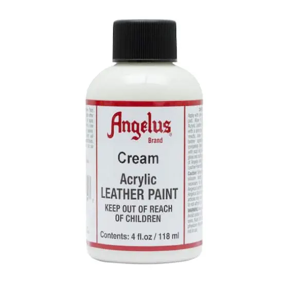 Angelus&reg; Acrylic Leather Paint, 4oz. Cream {1}
