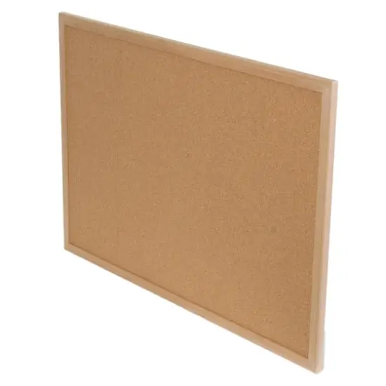 Flipside Wood Framed Cork Board, 24" x 36" {1}