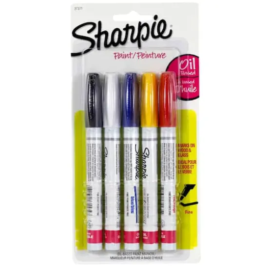 Sharpie&reg; Oil-Based Paint Markers, Fine Point Primary Set {4}