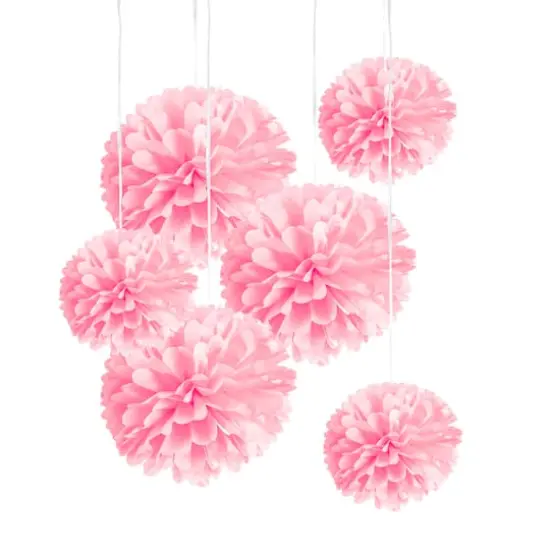 Light Pink Paper Pom Poms By Celebrate It&trade; {1}