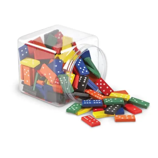 Double-Six Colored Dominoes, Set of 168 {1}