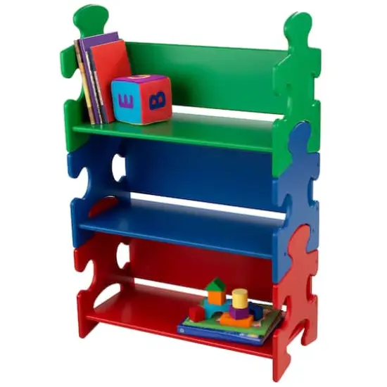 KidKraft Puzzle Book Shelf, Primary {1}
