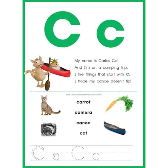 Alphabet Animal Friends Learning Flip Chart {4}