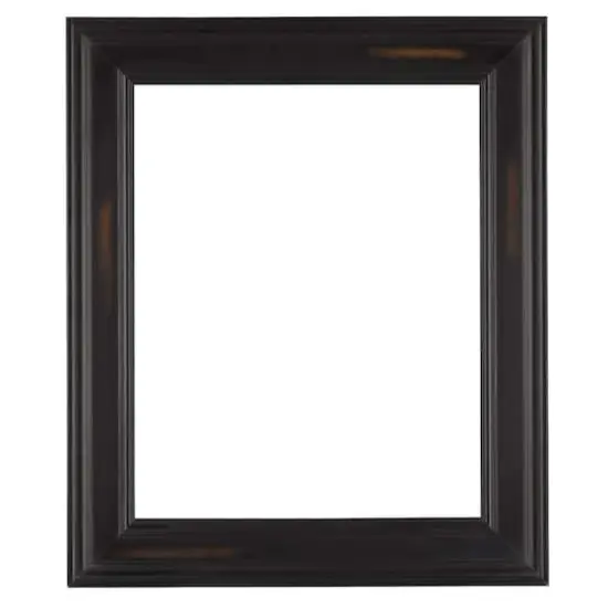 16" x 20" Black Open Back Frame With Brown Wash by Studio D&eacute;cor&reg; {1}
