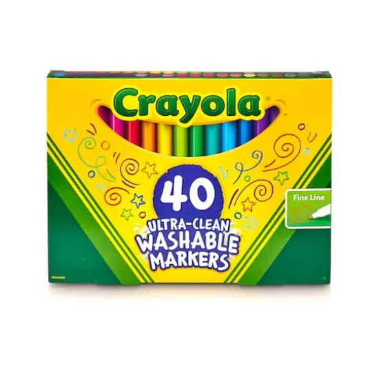 Crayola&reg; Ultra-Clean Washable&reg; Fine Line Markers {5}