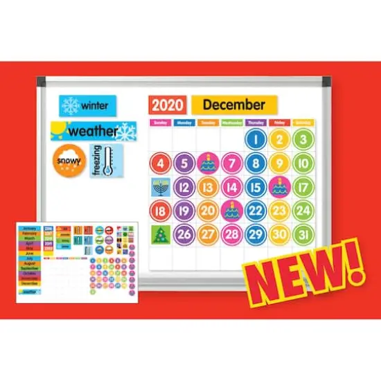 Magnets Tools&trade; Giant Magnetic Calendar Set {4}